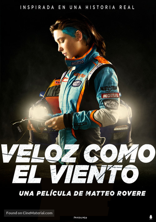 Veloce come il vento - Spanish Movie Poster