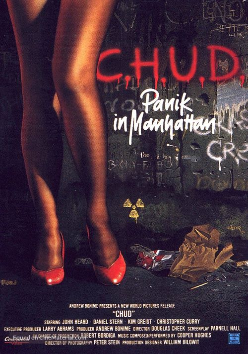 C.H.U.D. - German VHS movie cover