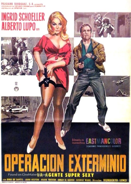 A 008, operazione Sterminio - Mexican Movie Poster