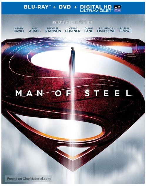 Man of Steel - Blu-Ray movie cover