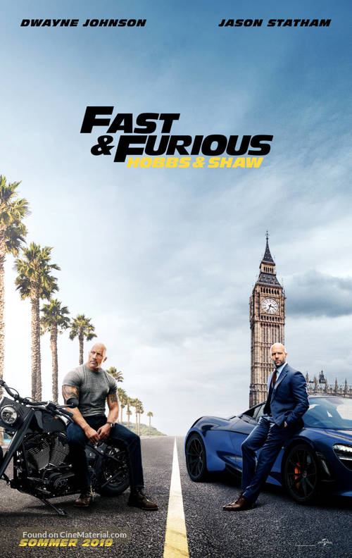 Fast &amp; Furious Presents: Hobbs &amp; Shaw - Swiss Movie Poster