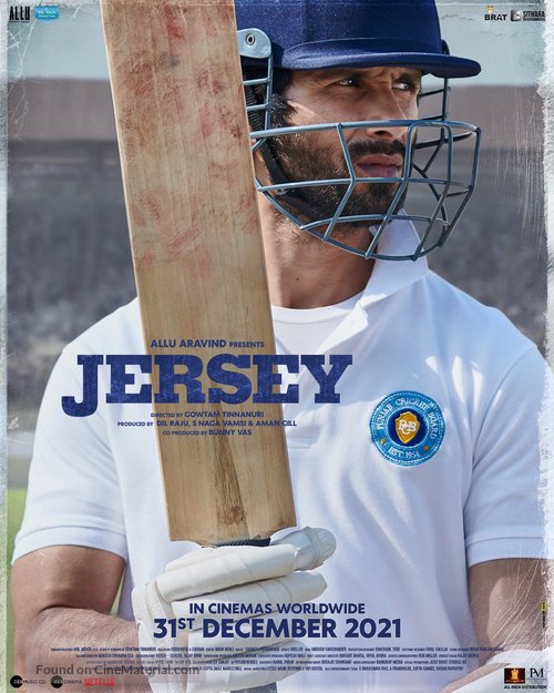 Jersey - Indian Movie Poster