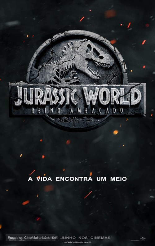 Jurassic World: Fallen Kingdom - Brazilian Movie Poster