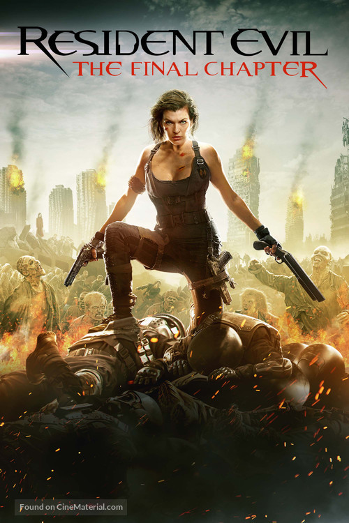 Resident Evil: The Final Chapter - British Movie Cover