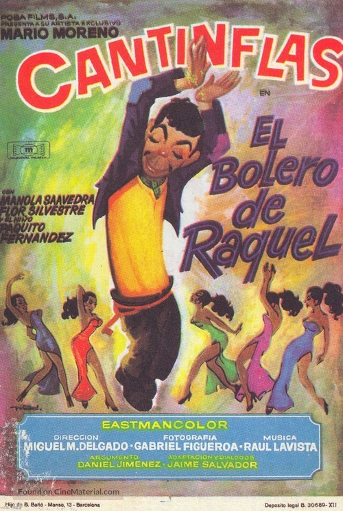 El bolero de Raquel - Spanish Movie Poster