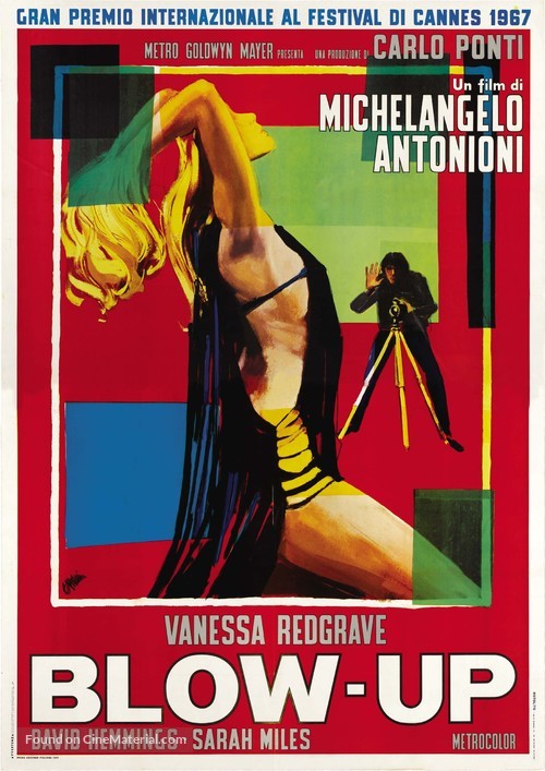 Blowup - Italian Theatrical movie poster