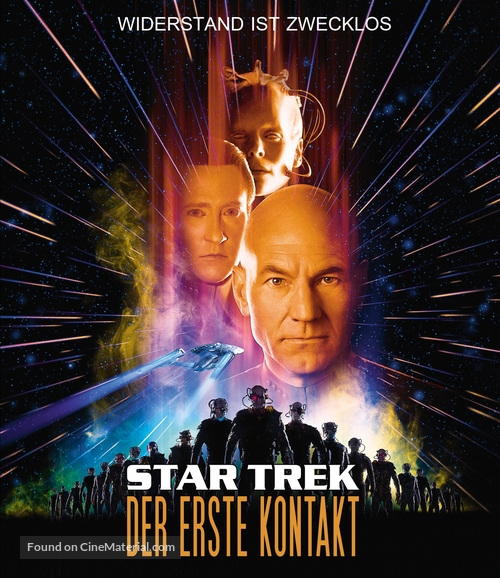 Star Trek: First Contact - German Blu-Ray movie cover