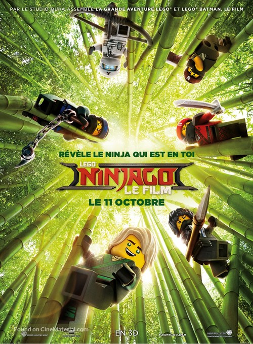 The Lego Ninjago Movie - French Movie Poster