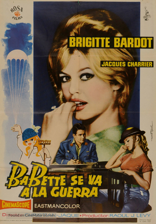 Babette s&#039;en va-t-en guerre - Spanish Movie Poster