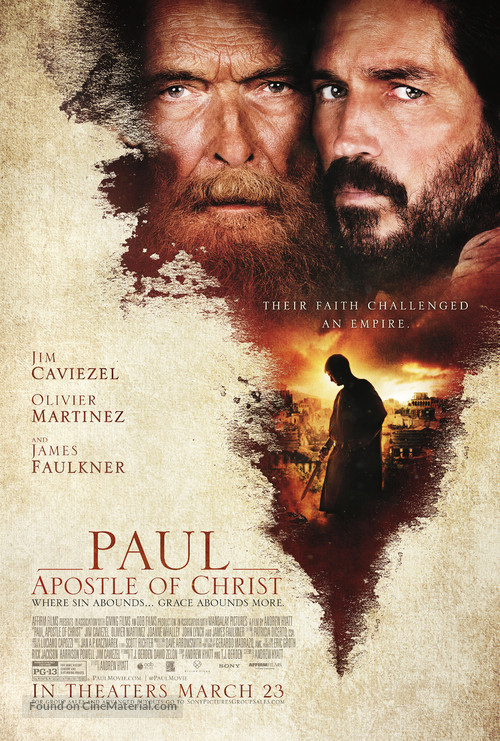 Paul, Apostle of Christ - Movie Poster