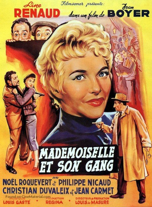 Mademoiselle et son gang - French Movie Poster