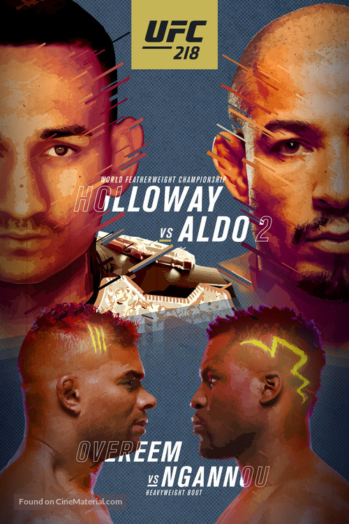 UFC 218: Holloway vs. Aldo 2 - Movie Poster