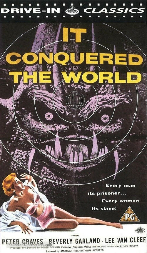 It Conquered the World - British VHS movie cover