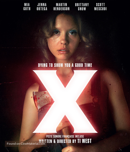 X - Canadian Blu-Ray movie cover