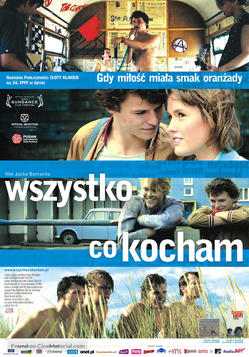 Wszystko, co kocham - Polish Theatrical movie poster