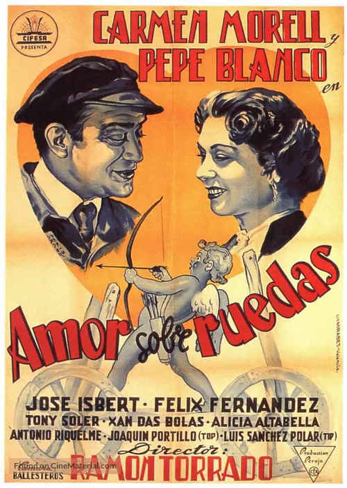 Amor sobre ruedas - Spanish Movie Poster