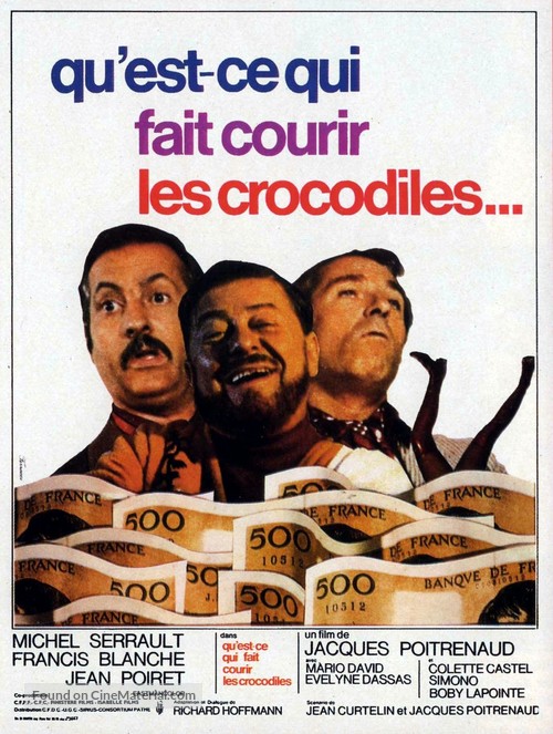 Qu&#039;est-ce qui fait courir les crocodiles? - French Movie Poster