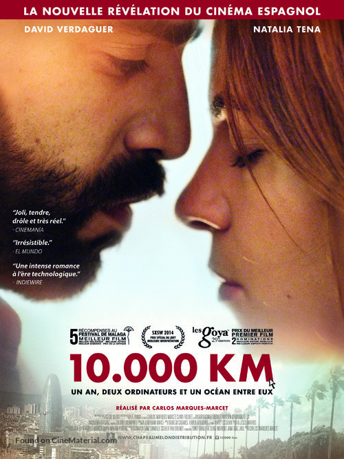 10.000 Km - French Movie Poster