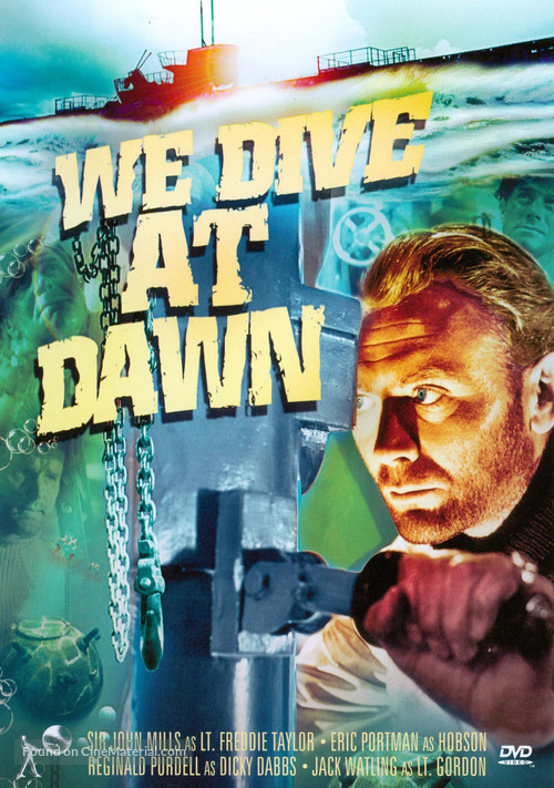 We Dive at Dawn - British Movie Cover