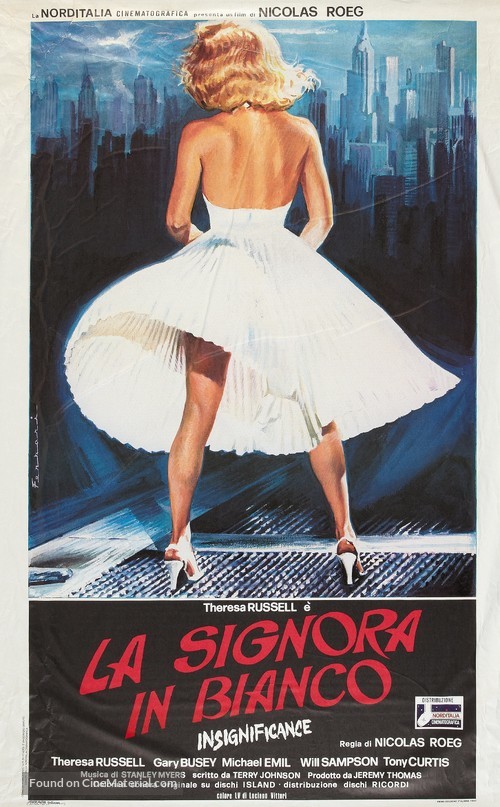 Insignificance - Italian Movie Poster