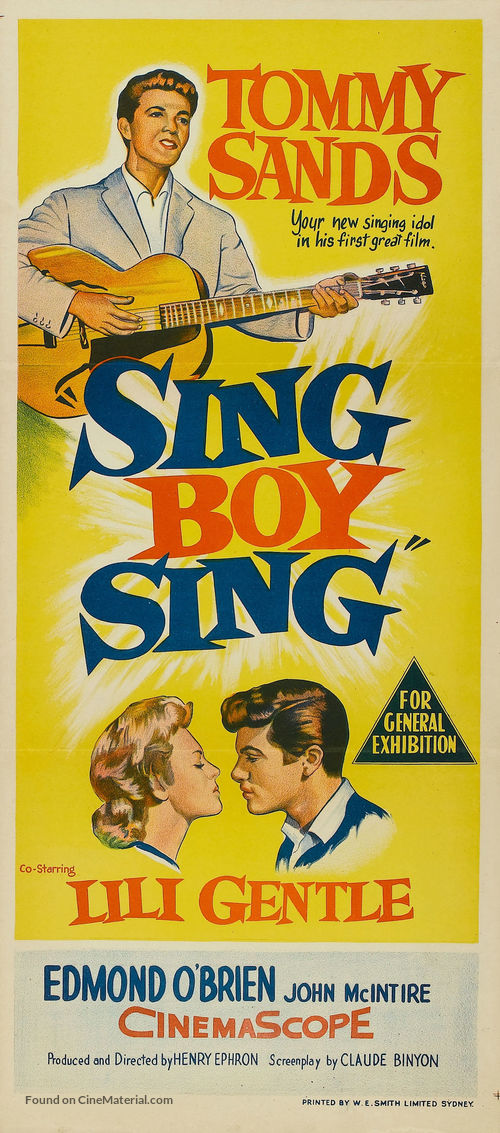 Sing Boy Sing - Australian Movie Poster