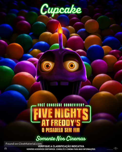 Five Nights at Freddy&#039;s - Brazilian Movie Poster