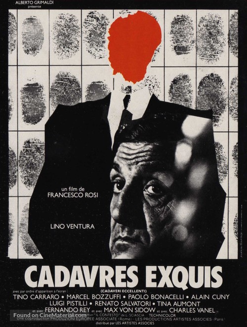 Cadaveri eccellenti - French Movie Poster