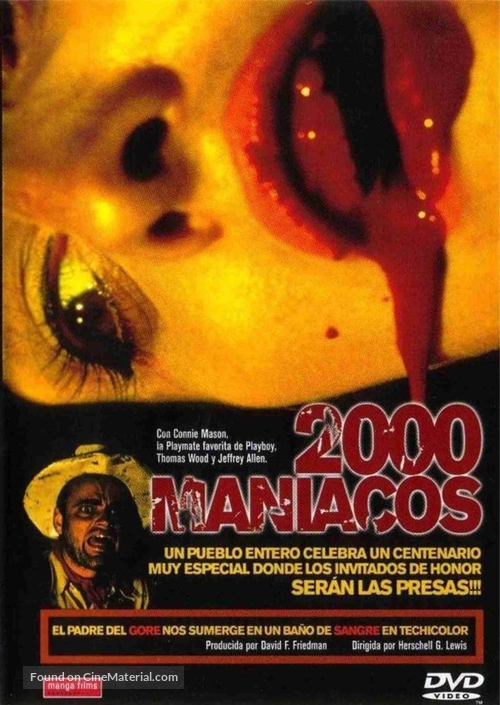 Two Thousand Maniacs! - Spanish DVD movie cover