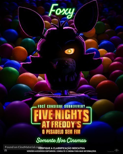 Five Nights at Freddy&#039;s - Brazilian Movie Poster