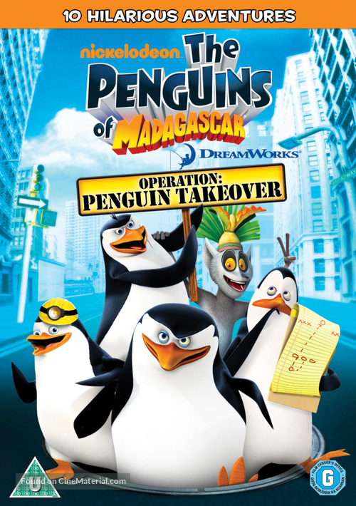 &quot;The Penguins of Madagascar&quot; - British DVD movie cover