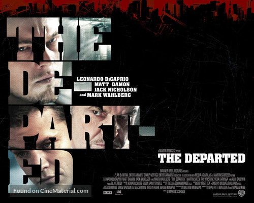 The Departed - British Movie Poster