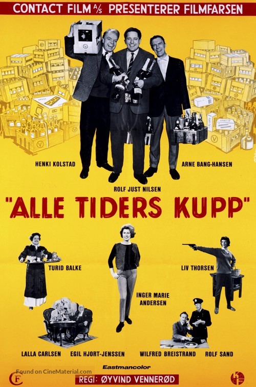 Alle tiders kupp - Norwegian Movie Poster