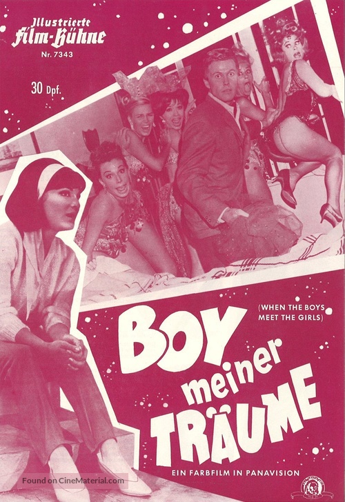 When the Boys Meet the Girls - German poster