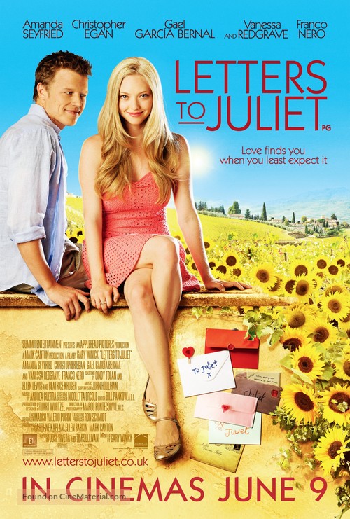 Letters to Juliet - British Movie Poster