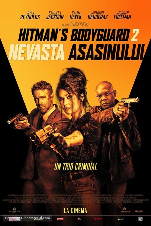 The Hitman&#039;s Wife&#039;s Bodyguard - Romanian Movie Poster