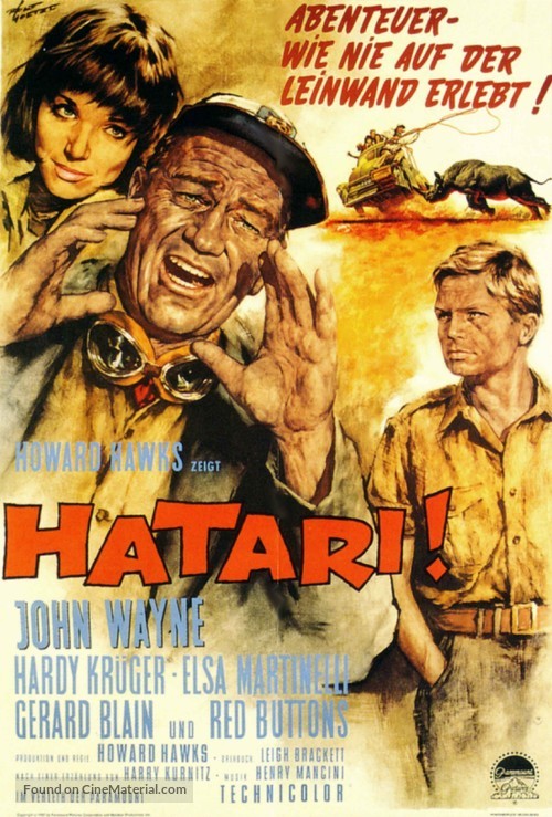 Hatari! - German Movie Poster