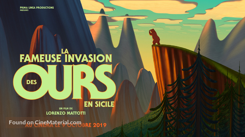 La fameuse invasion des ours en Sicile - French Movie Poster
