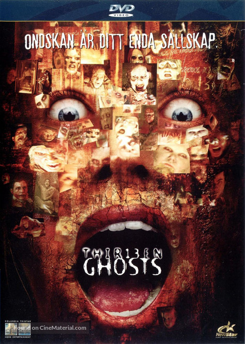 Thir13en Ghosts - Swedish DVD movie cover