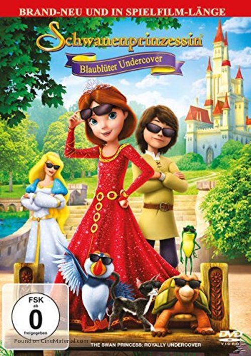 The Swan Princess: Royally Undercover - German DVD movie cover