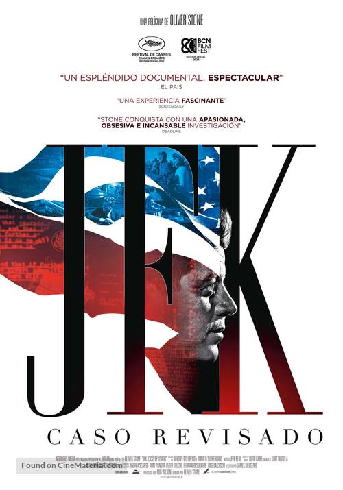 JFK Revisited: Through the Looking Glass - Spanish Movie Poster