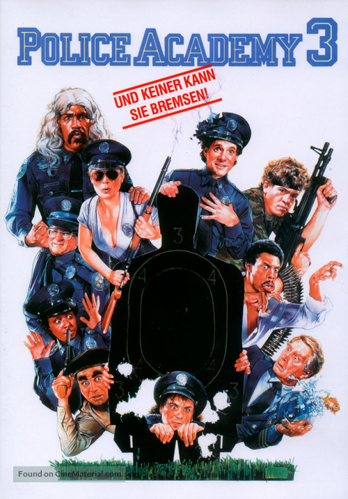 Police Academy 3: Back in Training - German DVD movie cover