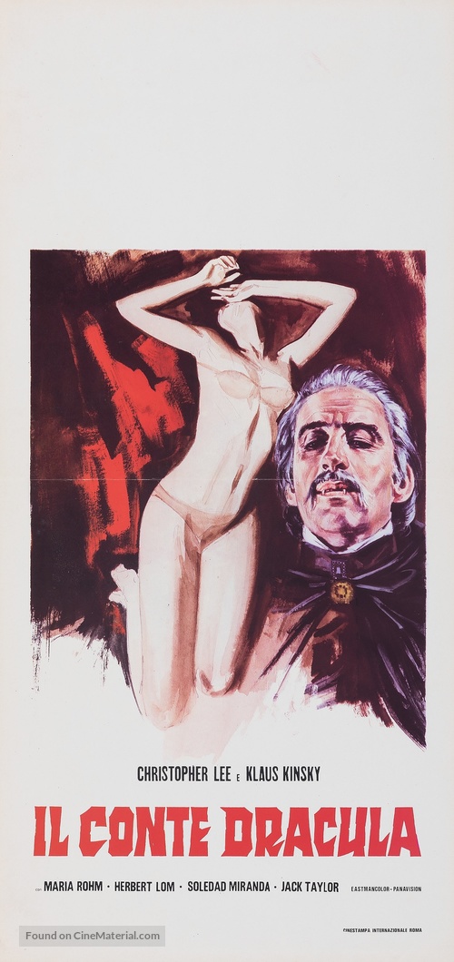 Nachts, wenn Dracula erwacht - Italian Movie Poster