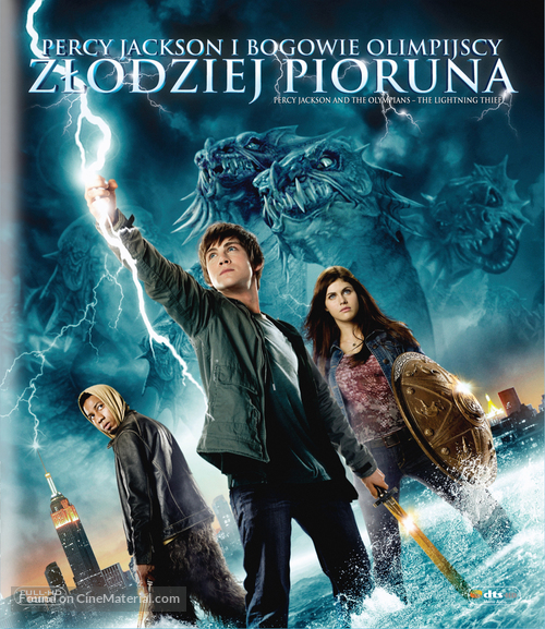 Percy Jackson &amp; the Olympians: The Lightning Thief - Polish Blu-Ray movie cover