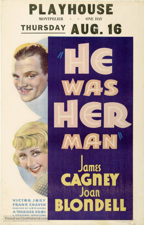 He Was Her Man - Movie Poster