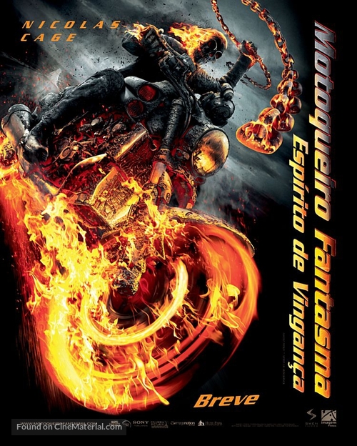 Ghost Rider: Spirit of Vengeance - Brazilian Movie Poster