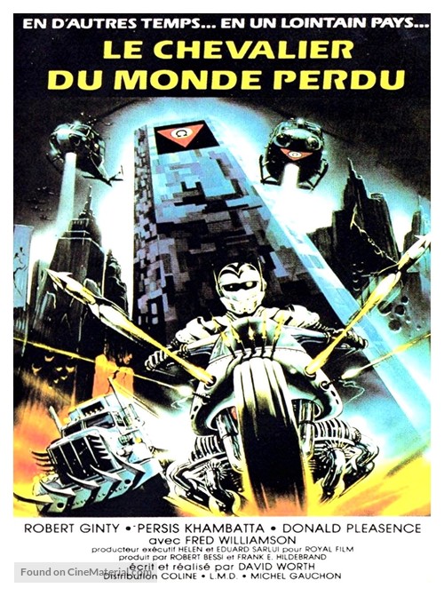 Warrior of the Lost World - French Movie Poster