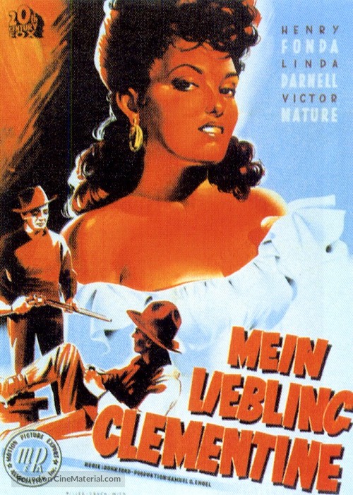 My Darling Clementine - German Movie Poster