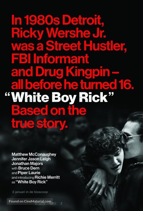 White Boy Rick - Dutch Movie Poster