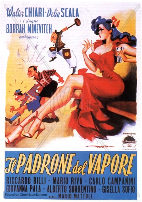 Il padrone del vapore - Italian Movie Poster