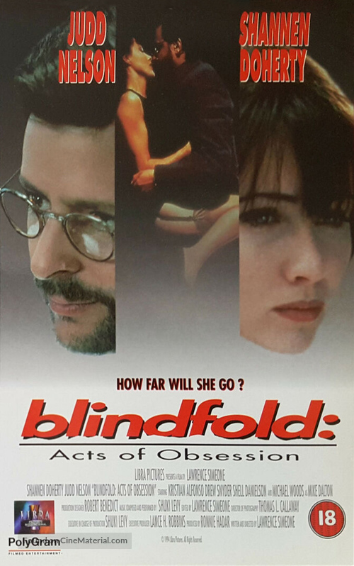 Blindfold: Acts of Obsession - British Movie Cover